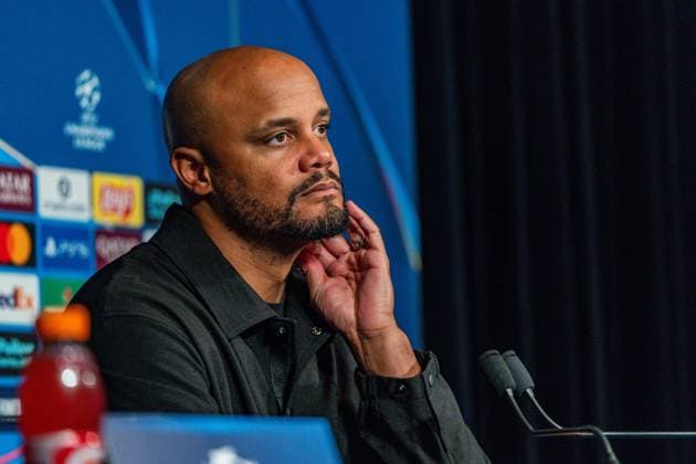 04 11 2025, Paris Saint Germain vs FC Bayern Munich, UEFA Champions League, 04 Matchday Press Conference Vincent Kompany FC Bayern Muenchen,Coach Copyright: xBahhoxKarax
