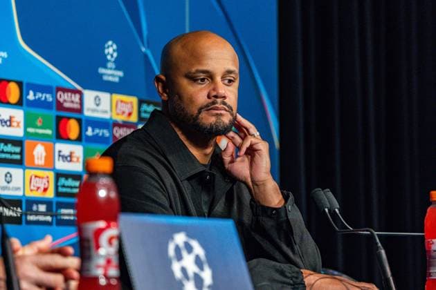 04 11 2025, Paris Saint Germain vs FC Bayern Munich, UEFA Champions League, 04 Matchday Press Conference Vincent Kompany FC Bayern Muenchen,Coach Copyright: xBahhoxKarax