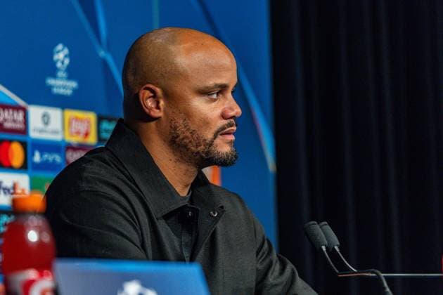 04 11 2025, Paris Saint Germain vs FC Bayern Munich, UEFA Champions League, 04 Matchday Press conference Vincent Kompany FC Bayern Muenchen,Coach Copyright: xBahhoxKarax