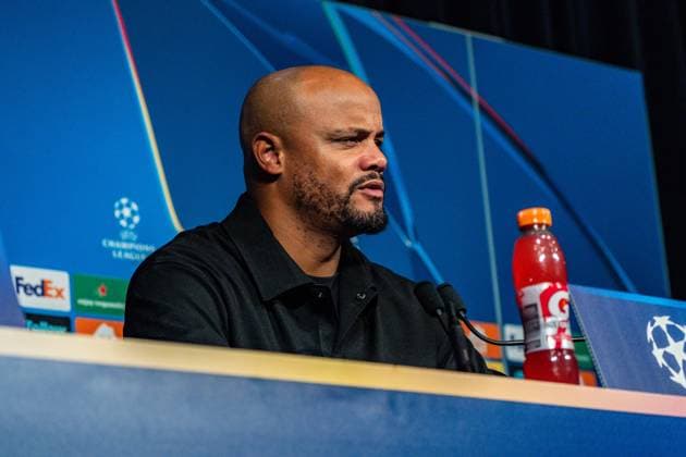04 11 2025, Paris Saint Germain vs FC Bayern Munich, UEFA Champions League, 04 Matchday Press conference Vincent Kompany FC Bayern Muenchen,Coach Copyright: xBahhoxKarax