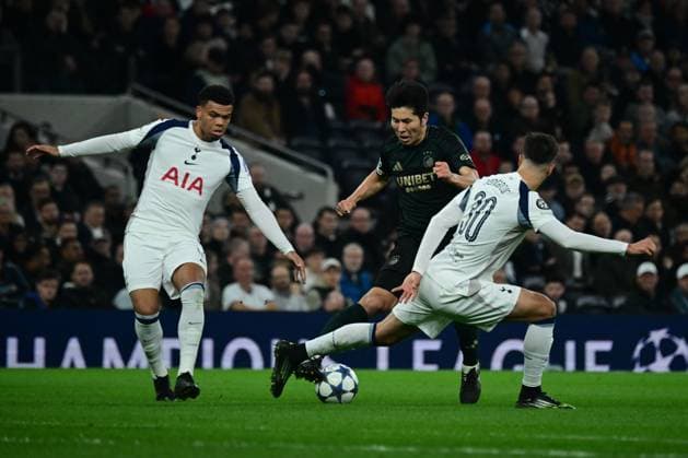 Tottenham v Copenhagen - UEFA Champions League LONDON, UNITED KINGDOM - NOVEMBER 04: Rodrigo Bentancur of Tottenham during the UEFA Champions League football match between Tottenham and Copenhagen at Tottenham Hotspur Stadium on November 04, 2025 in London, United Kingdom. Rasid Necati Aslim Anadolu London United Kingdom. Editorial use only. Please get in touch for any other usage.  Copyright: x2025xAnadoluxRasidxNecatixAslimx