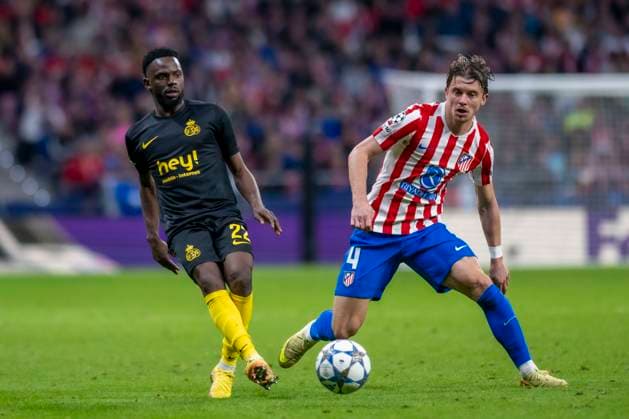 November 5, 2025, Madrid, Madrid, Spain: OUSSEYNOU NIANG of R. Union Saint-Gilloise during the Champions League match, league match 4 between ATLETICO DE MADRID and ROYALE UNION SAINT-GILLOISE, held on November 4, 2025, at the Riad Air Metropolitano, Madrid, Spain. Madrid Spain - ZUMAc312 20251105_zsp_c312_136 Copyright: xOscarxManuelxSanchezx