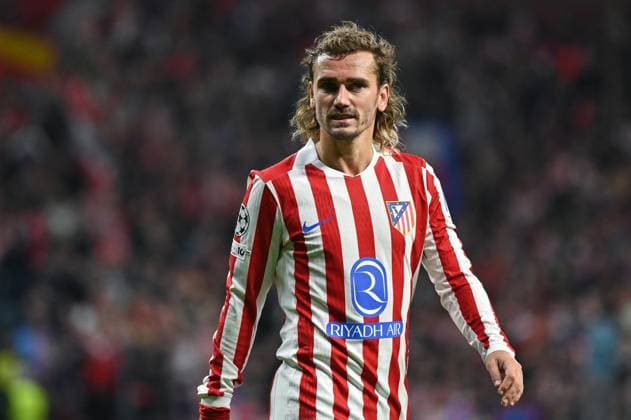 November 5, 2025, Madrid, Spain: Antoine Griezmann of Atletico de Madrid seen during the UEFA Champions League match between Atletico de Madrid and R Union Saint Gilloise at Estadio Metropolitano. Final score; Atletico de Madrid 3-1 R Union Saint Gilloise Madrid Spain - ZUMAs197 20251105_aaa_s197_036 Copyright: xAtilanoxGarciax