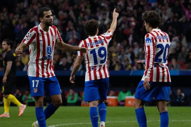 November 4, 2025, Madrid, Spain: Julian Alvarez, Atletico de Madrid, gestures during the UEFA Champions League football match between AtlÃ tico de Madrid and Royale Union Saint-Gilloise at the Metropolitano Stadium. Final score: AtlÃ tico de Madrid 3-1 Royale Union Saint-Gilloise Madrid Spain - ZUMAs197 20251104_aaa_s197_340 Copyright: xDavidxCanalesx