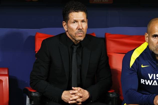 Diego Pablo Simeone (Atletico), NOVEMBER 4, 2025 - Football Soccer : UEFA Champions League league phase match day 4 between Club Atletico de Madrid - Royal Union Saint-Gilloise at the Estadio Metropolitano in Madrid, Spain. Noxthirdxpartyxsales  aflo_309368803