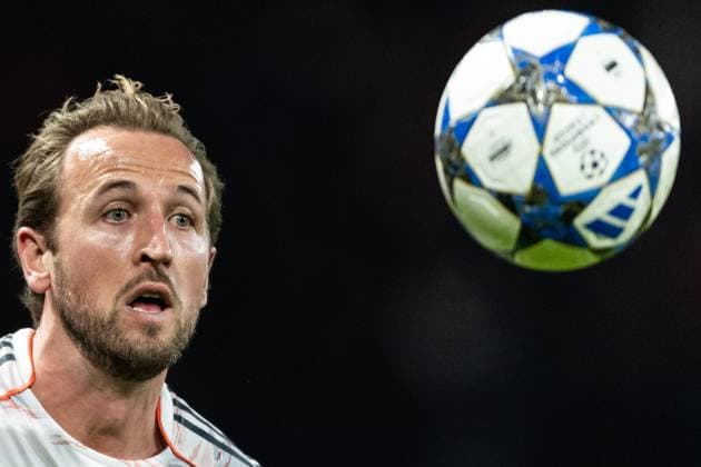 Paris Saint-Germain v FC Bayern Munchen - UEFA Champions League 2025 26 League Phase MD4 Harry Kane of Bayern Munich plays during the UEFA Champions League, league phase day 4, football match between Paris Saint-Germain (PSG) and FC Bayern Munich at the Parc des Princes in Paris. Paris France  Copyright: xIbrahimxEzzatx originalFilename:ezzat-notitle251104_npulr.jpg