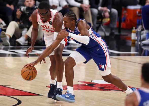 Basketball, NBA, Chicago Bulls - Phildadelphia 76ers