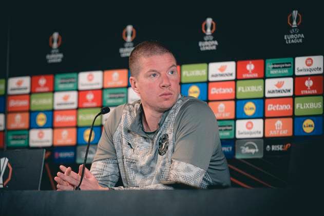 Football, EL, FC Midtjylland press conference