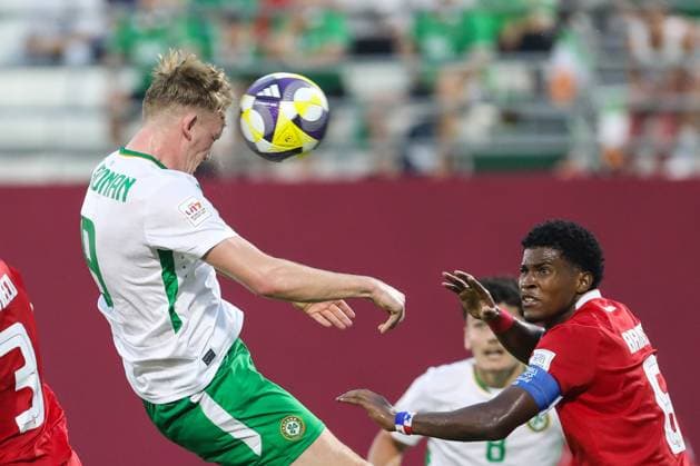 2025 FIFA Under 17 World Cup Group J, Aspire Zone Pitch 3, Doha, Qatar 5 11 2025 Panama vs Republic of Ireland Ireland s Michael Noonan scores his sides 3rd goal of the match Michael Noonan scores his sides 3rd goal of the match 5 11 2025  Copyright: x INPHOx IMG_9617a