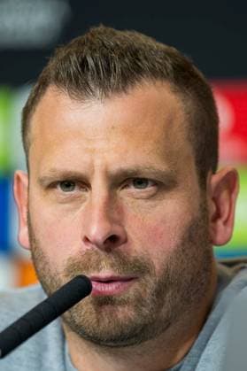 SOCCER - UEFA EL, Sturm vs Nottingham GRAZ,AUSTRIA,05.NOV.25 - SOCCER - UEFA Europa League, SK Sturm Graz vs Nottingham Forest, preview, press conference, PK, Pressekonferenz Sturm. Image shows head coach Juergen Saeumel (Sturm).  GEPAxpictures xAvnixRetkoceri