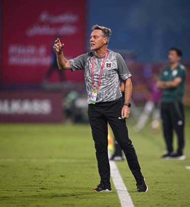 Football, Juniors U 17 World Cup 2025 Doha Qatar Preliminary round 05 11 2025 Group L Austria Saudi Arabia Coach Hermann Stadler Austria
