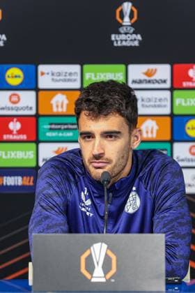 GNK Dinamo press conference, PK, Pressekonferenz GNK Dinamo player Sandro Kulenovic during press conference before UEFA Europa League group phase football match with Celta Vigo in Zagreb, Croatia on 05. November 2025.  GoranxStanzl PIXSELL