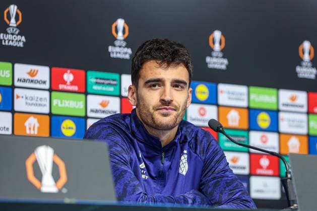 GNK Dinamo press conference, PK, Pressekonferenz GNK Dinamo player Sandro Kulenovic during press conference before UEFA Europa League group phase football match with Celta Vigo in Zagreb, Croatia on 05. November 2025.  GoranxStanzl PIXSELL