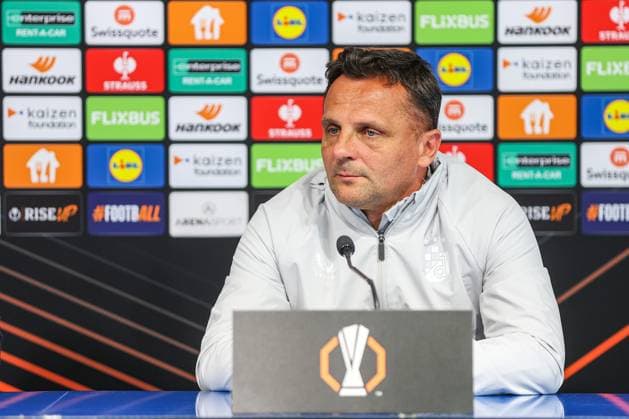 GNK Dinamo press conference, PK, Pressekonferenz GNK Dinamo head coach Mario Kovacevic during press conference before UEFA Europa League group phase football match with Celta Vigo in Zagreb, Croatia on 05. November 2025.  GoranxStanzl PIXSELL