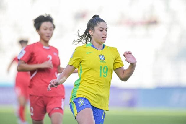 CALCIO - FIFA Mondiali - U17, U 17 Women - Semifinal - Brazil vs North Korea 19 Iseppe (Midfielder) of Brazil U-17 is in action during the FIFA U-17 Women s World Cup Morocco 2025 Semifinal match between Brazil and Korea DPR in Rabat, Morocco, on November 5, 2025, at the Olympic Stadium Morocco Morocco  Copyright: xIPAxSport ABACAx