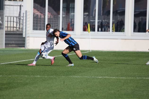 Youth League : OM contre Atalanta au stade Francis-Turcan à Martigues PHOTOPQR LA PROVENCE LAURENSON Philippe ; Martigues ; 05 11 2025 ; Youth League : OM contre Atalanta au stade Francis-Turcan à Martigues Martigues Bouches-du-Rhône France  Copyright: xPHOTOPQR LAxPROVENCE MAXPPPxLAURENSONxPhilippex 20251105PVL8293 20251105PVL8293