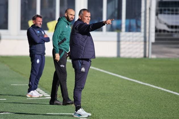 Youth League : OM contre Atalanta au stade Francis-Turcan à Martigues PHOTOPQR LA PROVENCE LAURENSON Philippe ; Martigues ; 05 11 2025 ; Youth League : OM contre Atalanta au stade Francis-Turcan à Martigues Martigues Bouches-du-Rhône France  Copyright: xPHOTOPQR LAxPROVENCE MAXPPPxLAURENSONxPhilippex 20251105PVL8300 20251105PVL8300