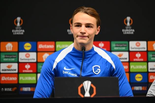 Football, EL, KRC Genk, Press conference with Thorsten Fink