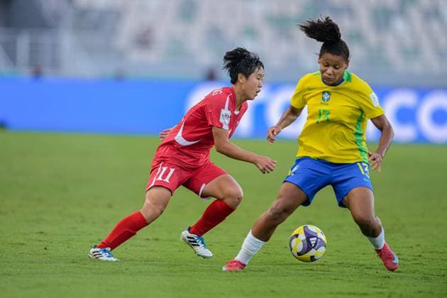CALCIO - FIFA Mondiali - U17, U 17 Women - Semifinal - Brazil vs North Korea 11 Pak P. Rye Yong (Midfielder) of Korea DPR U-17 is in action during the FIFA U-17 Women s World Cup Morocco 2025 Semifinal match between Brazil and Korea DPR in Rabat, Morocco, on November 5, 2025, at the Olympic Stadium Morocco Morocco  Copyright: xIPAxSport ABACAx
