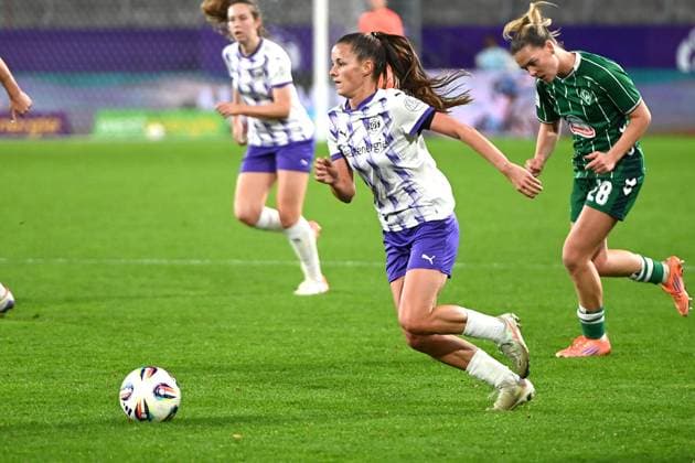 Shari van Belle Google Pixel Womens Bundesliga SGS Essen Werder Bremen 05 11 2025 Shari van Belle SGS Essen Google Pixel Womens Bundesliga, 09 Matchday, SGS Essen vs Werder Bremen on November 05, 2025 at Stadion an der Hafenstraße, Essen