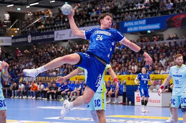 05 11 2025, xydrx, Handball, Round of 16 DHB Cup, TBV Lemgo Lippe VfL Gummersbach, PHOENIX Contact Arena Joel Willecke TBV Lemgo Lippe 24 Nordrhein Westfahlen Germany