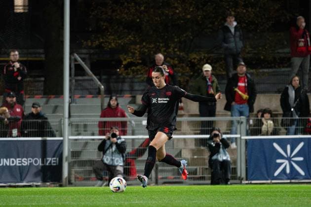 Selina Ostermeier (2 Bayer 04 Leverkusen) during the Google Pixel Frauen-Bundesliga between Bayer 04 Leverkusen and Hamburger SV at Ulrich-Haberland-Stadion in Leverkusen, Germany. Copyright: xQianruxZhang SPPx Sportspressphoto_SPR57167