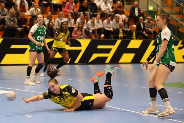 Guro Nestaker Borussia Dortmund GER, Borussia Dortmund vs VfL Oldenburg, Handball, DHB Cup Women, Round of 16, Season 2025 2026, 05 11 2025 GER, Borussia Dortmund vs VfL Oldenburg, Handball, DHB Cup Women, Round of 16, Season 2025 2026, 05 11 2025 Dortmund Copyright: xEibner-Pressefoto FrankxZeisingx EP_FZG