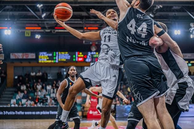 Basketball FIBA Europe Cup, Season 2025 2026, Men, Main Round, Group Stage, Matchday 4, 05 11 2025, RASTA Vechta CS Valcea 1924 Alonzo Verge 11 RASTA Vechta in action Vechta RASTA Dome Lower Saxony Germany
