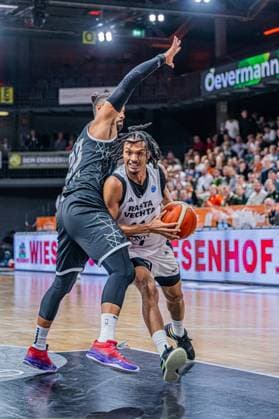 Basketball FIBA Europe Cup, Season 2025 2026, Men, Main Round, Group Stage, Matchday 4, 05 11 2025, RASTA Vechta CS Valcea 1924 Alonzo Verge 11 RASTA Vechta in action Vechta RASTA Dome Lower Saxony Germany