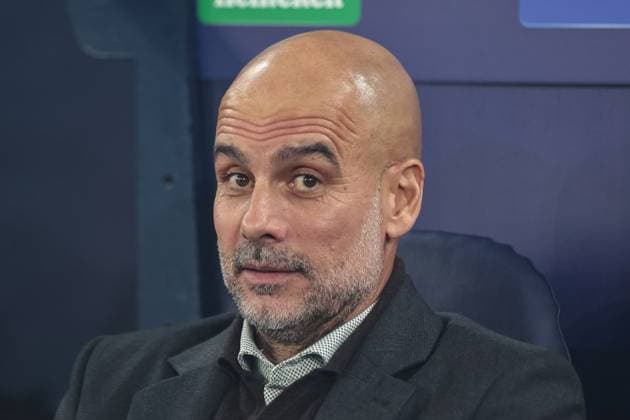 UEFA Champions League Matchday 4 of 8 Manchester City v Borussia Dortmund Pep Guardiola manager of Manchester City during the UEFA Champions League Matchday 4 of 8 Manchester City vs Borussia Dortmund at the City of Manchester Stadium, Manchester, United Kingdom, 5th November 2025 (Photo by Mark Cosgrove News Images) Manchester City of Manchester Stadium Manchester United, ManU Kingdom Copyright: xMarkxCosgrove NewsxImagesx
