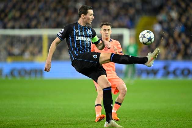 Club Brugge v Barcelona - UEFA Champions League BRUGGE, BELGIUM - NOVEMBER 05 : Vanaken Hans midfielder of Club Brugge in action during the UEFA Champions League 2025 26 League Phase MD4 match between Club Brugge and Barcelona on November 5, 2025 in Brugge, Belgium, 05 11 2025 Brugge Belgium  Copyright: xNicoxVereeckenx
