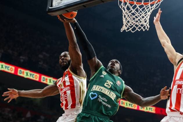 Crvena Zvezda Meridianbet Belgrade v Panathinaikos Aktor Athens - Euroleague BELGRADE, SERBIA - NOVEMBER 05: Kendrick Nunn (25) of Panathinaikos AKTOR in action during the EuroLeague Regular Season Round 9 match between Crvena Zvezda Meridianbet Belgrade and Panathinaikos Aktor Athens at Belgrade Arena on November 05, 2025 in Belgrade, Serbia. Filip Stevanovic Anadolu Belgrade Serbia. Editorial use only. Please get in touch for any other usage.  Copyright: x2025xAnadoluxFilipxStevanovicx
