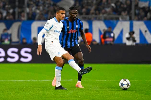 FOOTBALL : Olympique de Marseille VS Atalanta Bergame - UEFA Champions League - 05 11 2025 Mason Greenwood (OM) - UEFA Champions League match between Olympique de Marseille and Atalanta Bergame on November 5, 2025 at the Orange Velodrome Stadium in Marseille. MarseilleFrance  Copyright: xWilliamxCannarellax