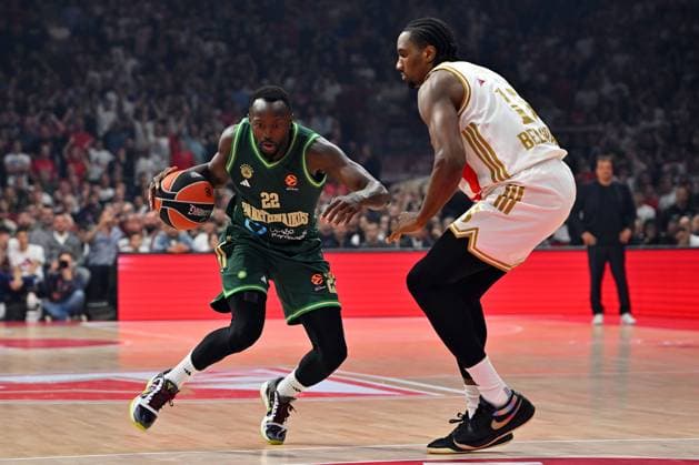 CRVENA ZVEZDA vs PANATHINAIKOS JERIAN GRANT, basketball player of Panathinaikos, during the Euroleague match against Crvena zvezda, at Belgrade Arena. Belgrade, 05.11.2025. photo: MN Press photo BASKETBALL, EUROLEAGUE, CRVENA ZVEZDA, PANATHINAIKOS Belgrade Belgrade Arena Serbia Copyright: xMarkoxMetlasx xMNxPressx