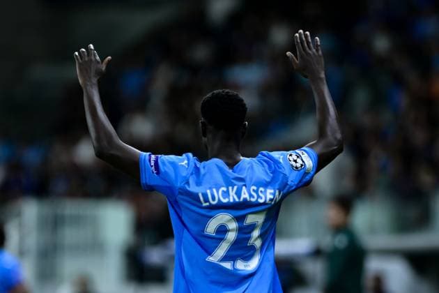 November 5, 2025, Limassol, Limassol, Cyprus: DERRICK LUKCASSEN (23) of Pafos react during the UEFA Champions League phase matchday 4 game beetwen Pafos FC and Villareal FC at Alphamega Stadium in Limassol,Cyprus on 05 of November r 2025 Limassol Cyprus - ZUMAk195 20251105_znp_k195_001 Copyright: xXenophonxKarakalosx