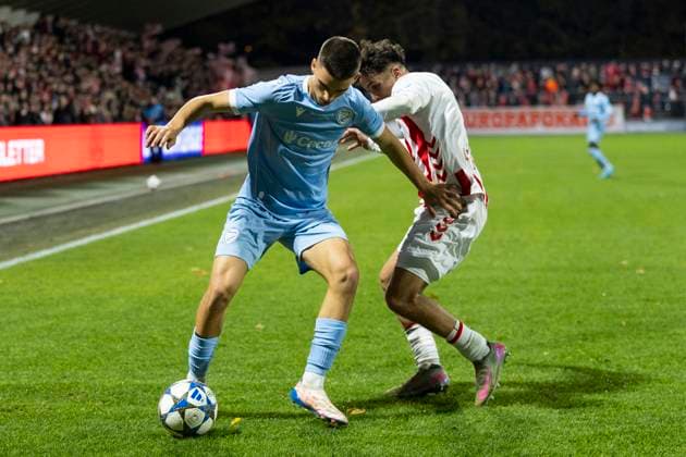 UEFA Youth League 1 FC Köln Racing FC Union Luxembourg 05 11 2025 Dilan Ramcilovic Racing FC Union Luxembourg U19, 17 , Jason Ponente Ramirez 1 FC Köln U19, 7 UEFA Youth League, second leg of the championship round 2, 1 FC Köln Racing FC Union Luxembourg, on 05 11 2025, Franz Kremer Stadium, Cologne Copyright: xBEAUTIFULxSPORTS Meuselx