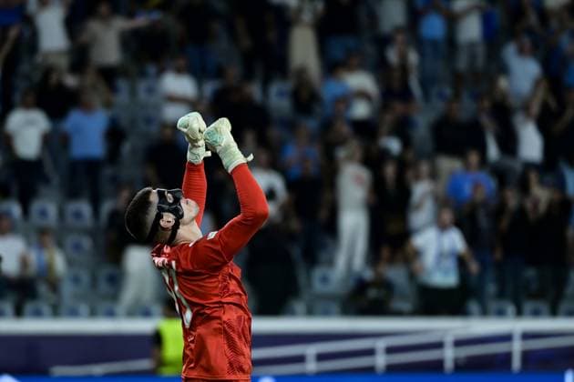 November 5, 2025, Limassol, Limassol, Cyprus: NEOFYTOS MICHAEL (93) of Pafos reacts during the UEFA Champions League phase matchday 4 game beetwen Pafos FC and Villareal FC at Alphamega Stadium in Limassol,Cyprus on 05 of November r 2025 Limassol Cyprus - ZUMAk195 20251105_znp_k195_009 Copyright: xXenophonxKarakalosx