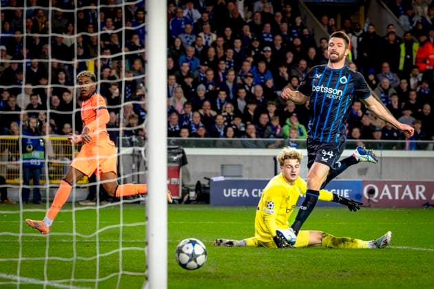 FC Barcelona, Barca forwarder Lamine Yamal scores the 2-2 during the match Club Brugge vs FC Barcelona at the Jan Breydelstadion for the Champions League - League phase - Matchday 4 season 2025-2026 in BRUGES, Belgium on 5 november 2025, (photo by Marcel van Dorst EYE4images DeFodi Images) FC Barcelona forwarder Lamine Yamal scores the 2 2 during the match Club Brugge vs FC Barcelona at the Jan Breydelstadion for the Champions League League phase Matchday 4 season 2025 2026 in BRUGES, Belgium on 5 november 2025, photo by Marcel van Dorst EYE4images DeFodi Images
