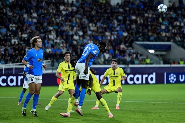 November 5, 2025, Limassol, Limassol, Cyprus: DERRICK LUKCASSEN (23) of Pafos in action during the UEFA Champions League phase matchday 4 game beetwen Pafos FC and Villareal FC at Alphamega Stadium in Limassol,Cyprus on 05 of November r 2025 Limassol Cyprus - ZUMAk195 20251105_znp_k195_013 Copyright: xXenophonxKarakalosx