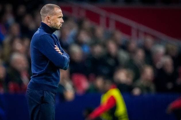 AMSTERDAM , 05-11-2025 , JohanCruyff Arena , season 2025 2026 , UEFA Champions League Football , match between Ajax and Galatasaray. Picture shows Ajax trainer coach John Heitinga Ajax - Galatasaray  x31878276x Copyright: