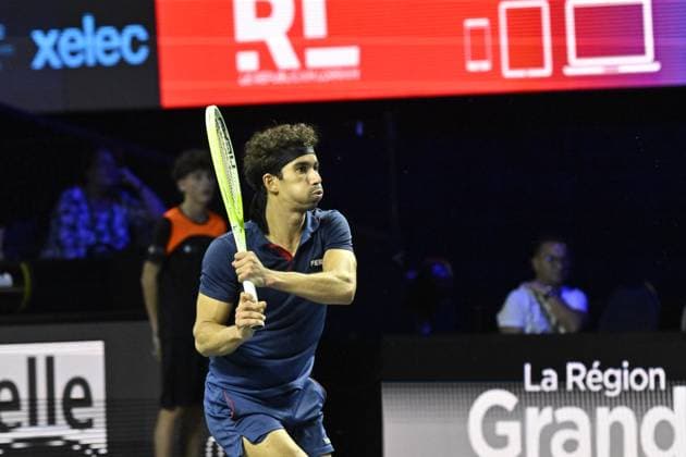 Open de Moselle 2025 - Tennis - ATP, Tennis Herren - Open de Moselle 2025 - 05 11 2025 - Moez Echargui - Tunisie MetzFrance  Copyright: xChryslenexCaillaudx xPznewsx