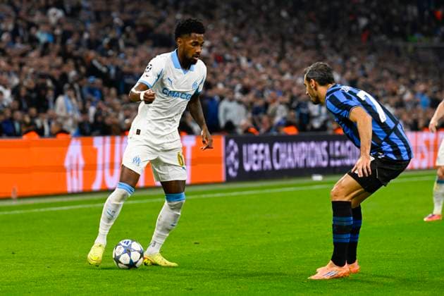 FOOTBALL : Olympique de Marseille VS Atalanta Bergame - UEFA Champions League - 05 11 2025 Amir Murillo (OM) - UEFA Champions League match between Olympique de Marseille and Atalanta Bergame on November 5, 2025 at the Orange Velodrome Stadium in Marseille. MarseilleFrance  Copyright: xWilliamxCannarellax