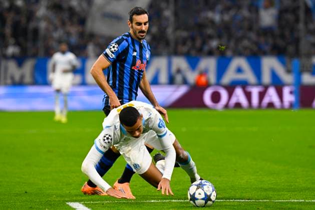 FOOTBALL : Olympique de Marseille VS Atalanta Bergame - UEFA Champions League - 05 11 2025 Mason Greenwood (OM) - UEFA Champions League match between Olympique de Marseille and Atalanta Bergame on November 5, 2025 at the Orange Velodrome Stadium in Marseille. MarseilleFrance  Copyright: xWilliamxCannarellax