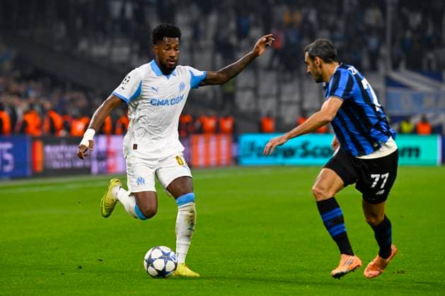 FOOTBALL : Olympique de Marseille VS Atalanta Bergame - UEFA Champions League - 05 11 2025 Amir Murillo (OM) - UEFA Champions League match between Olympique de Marseille and Atalanta Bergame on November 5, 2025 at the Orange Velodrome Stadium in Marseille. MarseilleFrance  Copyright: xWilliamxCannarellax