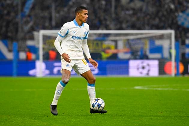 FOOTBALL : Olympique de Marseille VS Atalanta Bergame - UEFA Champions League - 05 11 2025 Mason Greenwood (OM) - UEFA Champions League match between Olympique de Marseille and Atalanta Bergame on November 5, 2025 at the Orange Velodrome Stadium in Marseille. MarseilleFrance  Copyright: xWilliamxCannarellax