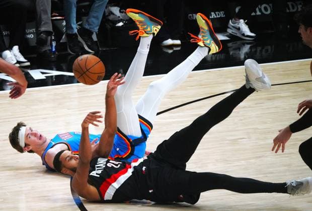 Basketball, NBA, Portland Trail Blazers - Oklahoma City Thunder