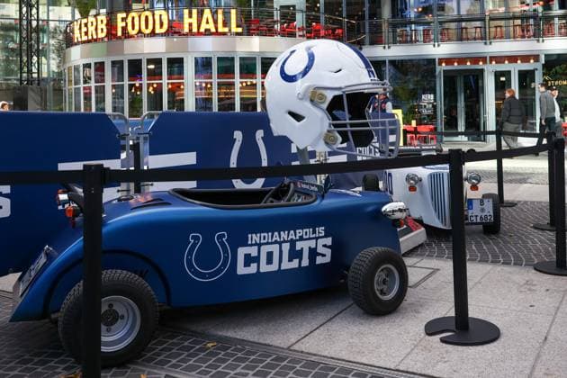American Football, NFL, Berlin Game, Indianapolis Colts Fanzone at Potsdamer Platz