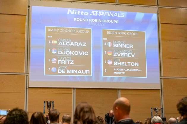 Tennis, ATP Finals in Turin, draw of the matches