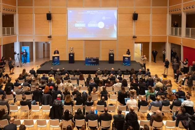 Sorteggio dei gironi delle ATP, Tennis Herren Finals 2025 a Torino, Italia - Cronaca - GiovedÃ¬ 6 novembre 2025 - Matteo Secci LaPresse Group draw for the 2025 ATP Finals in Turin, Italy - News - Thursday 6th November 2025 - News - Matteo Secci LaPresse  Copyright: xMatteoxSecci LaPressex