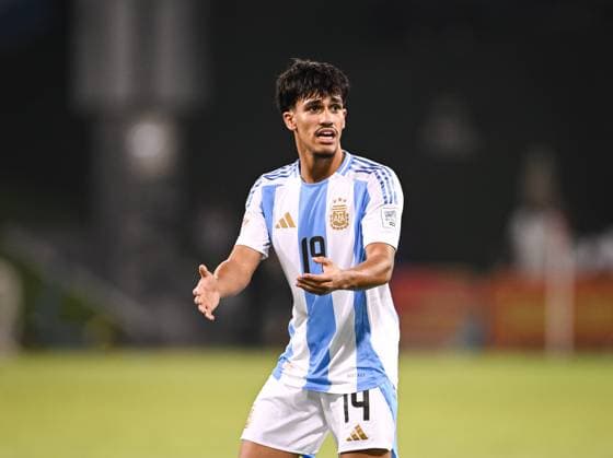 Football, Junior U 17 World Cup 2025 in Doha Qatar Preliminary round 06 11 2025 Group D Argentina Tunisia Armando Guener Argentina Borussia Moenchengladbach